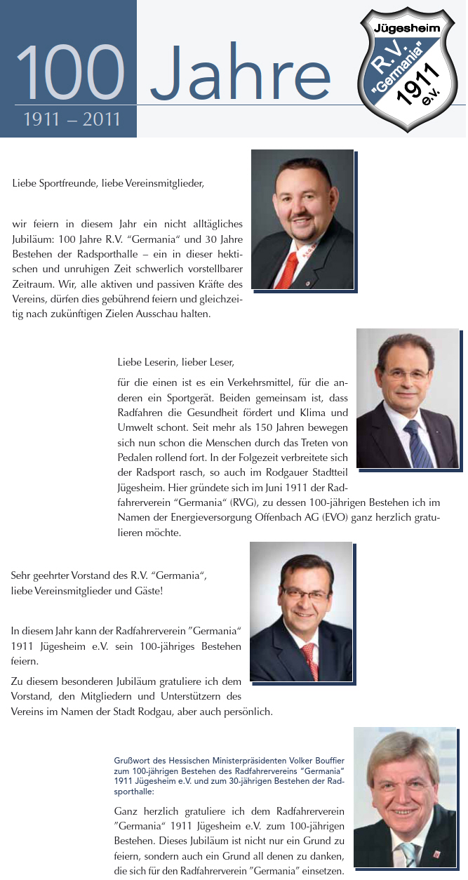 Ausschnitt der Grußworte