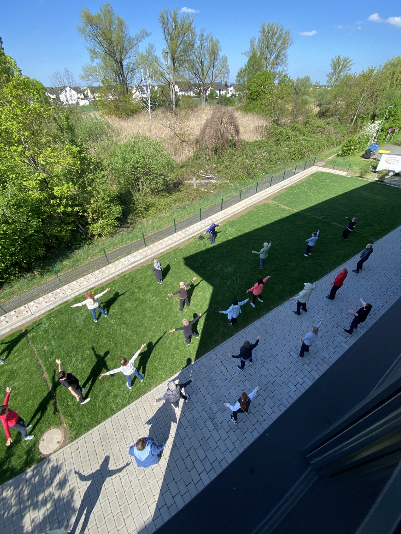 QiGong Welttag 2025 von oben