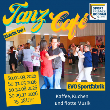 Nächstes Tanz-Café am 01. März