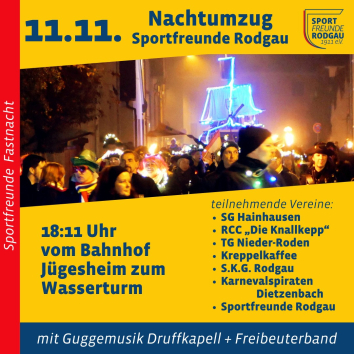 Nachtumzug der Sportfreunde Rodgau