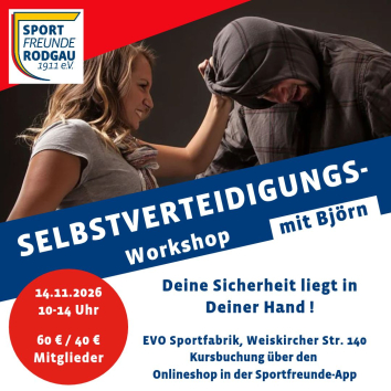 Selbstverteidigungs-Workshop für Erwachsene